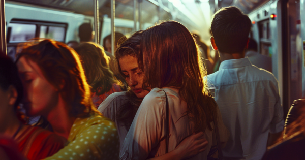 The Unexpected Encounter on the Train : 