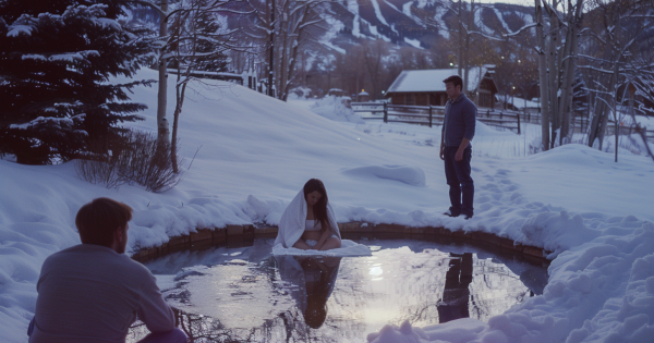 A Snowy Encounter in Aspen : 